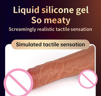 Beheizbarer Silikon-Dildo mit Fernbedienung für Frauen