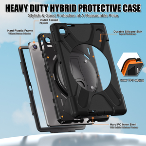 360 °   Support rotatif pour tablette, étui en silicone pour PC, compatible avec le support VESA pour Samsung Galaxy Tab <span class=keywords><strong>S12</strong></span>+ S11 A11 A11+ S10 S9 <span class=keywords><strong>FE</strong></span> Plus Ultra - Product Image 3