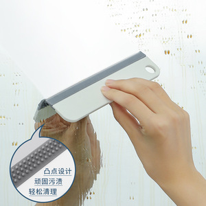 Squeegee Silicone Window Cleaner For Glass <b>Mirror</b> Shower <b>Door</b> With Suction Cup Single Side Wipe Eco Friendly - Product Image 2