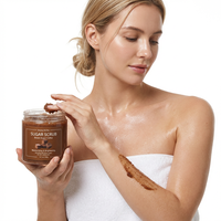 OEM Supply Aloe Vera Brown Sugar Coffee Body Scrub With Moisturizer Exfoliate Sugar Scrub