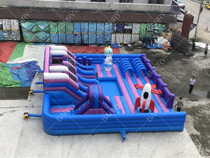 <span class=keywords><strong>Barry</strong></span> gonflable enfants toboggan videur Combo sauter châteaux toboggan maison <span class=keywords><strong>de</strong></span> rebond aire <span class=keywords><strong>de</strong></span> jeux gonflable en plein air pour les enfants - Product Image 2