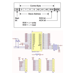 I2C to IO Port <strong>Module</strong> /MCP23017 Serial <strong>Interface</strong> 16-bit I/O Port Extender I2CIIC Serial Port - Product Image 3