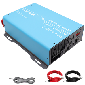 Convertisseur de courant solaire double 2200W 60Hz 12V 110V pour voiture, onduleur à onde sinusoïdale <span class=keywords><strong>pure</strong></span> avec télécommande - Product Image 1