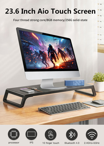 23.6インチ1920x1080オールインワンコンピュータデスクトップAIOカスタマイズされたベースタッチオプション - Product Image 2