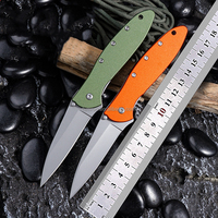 Couteau de poche pliant avec poignée en alliage d'aluminium EDC Wilderness Defence Survival Camping Knife