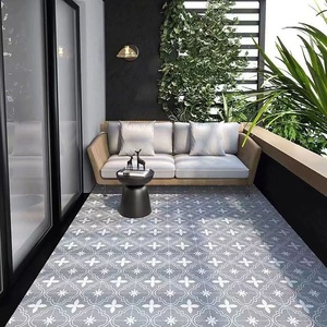 Tapis d'extérieur en PVC imperméable, grande taille, style rétro, résistant aux taches, sans lavage, idéal pour l'entrée de la maison et la zone de changement de chaussures - Product Image 5