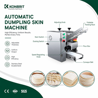 Mesin Pembuat Kulit Tortilla, Pangsit, Roti & Pancake Otomatis Penuh Bermotor, Produktivitas Tinggi, dan Bertenaga Listrik