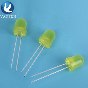 Vanfun 10mm Round Diffused Red <strong>LED</strong> <strong>Diode</strong> High Luminance <strong>1.8v</strong>-<strong>2.2v</strong> Light Emitting Lamp Popular Product Category