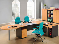 Promotion Prix Mobilier De Bureau En Bois Laminé L Forme Directeur Ordinateur Table De Travail Bureau De Bureau