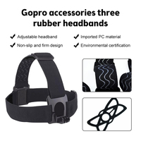 Sangle de tête pour Gopro Hero 10 9 8 7 6 Accessoires pour appareil photo Clip de téléphone portable Fix pour iPhone 13 12 11 Xiaomi Samsung Huawei