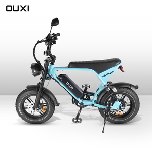 Bicicleta eléctrica Fat Tire 48V 250W Italia C80 V8 Ultra Mini todoterreno con frenos hidráulicos - Product Image 5