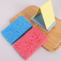 Foamstar 6 PACK Éponge en cellulose compressée biodégradable 100% végétale pour le nettoyage de la vaisselle en cuisine