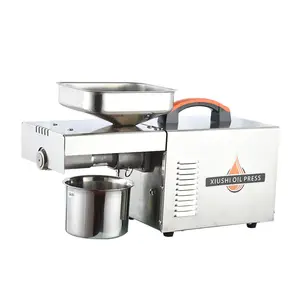 Stainless Steel Small Home Use Automation Olive Coconut Flaxseeds Oil Expeller Nuts Mini Oil Press Machine