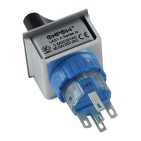 ONPOW 22mm touch switch (LAS1-AWF-11XB-21-W) CE, RoHS