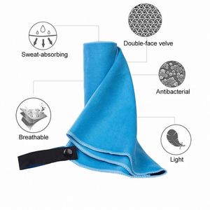 Custom Logo Printed Woven <b>Microfiber</b> Quick Dry Light Weight Soft Gym Sports <b>Towel</b> for Adults-Travel Use Promotional Gifts - Product Image 2