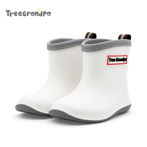 Bottes de pluie en PVC pour <span class=keywords><strong>enfants</strong></span>, antidérapantes, à semelles souples, légères, mi-mollet, unisexes, pour garçons et filles, chaussures imperméables pour tout-petits - Product Image 6