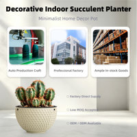 Grand panier suspendu traditionnel à double pot pour plantes, avec trous de drainage, auto-arrosant, 1,28 L, en PP durable, pour usage intérieur/extérieur