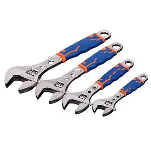 <span class=keywords><strong>Clé</strong></span> <span class=keywords><strong>à</strong></span> molette réglable multi-usages en acier au carbone de haute qualité, poignée en caoutchouc bicolore, <span class=keywords><strong>clé</strong></span> <span class=keywords><strong>à</strong></span> molette réglable de 8 pouces, fabricant - Product Image 2