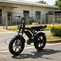 Vélo électrique à pneus de 20 pouces avec fourche à suspension rétro pour la ville et la plage