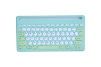 Teclado Ergonómico Inalámbrico Multidispositivo con Interfaz RF, Ultrafino, Tamaño Completo, Soporte para Tablet, Combo de Ratón y Alfombrilla, para Teléfono/Mac - En Stock