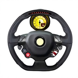 Volant en fibre de carbone véritable pour Ferrari 458 488, compatible avec les pièces sportives en carbone, références 87711800, 87716400, 342281, 341768 - Product Image 3