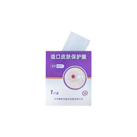 Zodelo 30pcs consommables médicaux protection de la peau pour lingettes barrières dans une boîte pour les soins de stomie