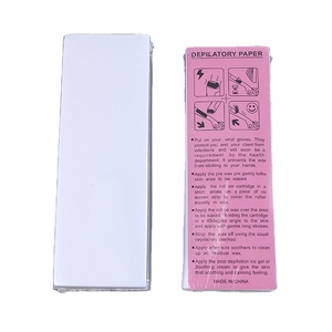 Bandes de cire dépilatoires en papier non tissé pour l'épilation du corps et du visage, usage professionnel en salon de beauté - Product Image 1
