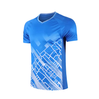 Jersey olahraga unik, kaus Badminton tim Pro tenis sublimasi, Jersey latihan cepat kering bernapas