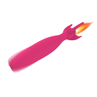 10 Vibrationsmodi Superstarker Wiederaufladbarer Bullet-Vibrator mit Heizfunktion Diskretes Tragbares Erwachsenen-Sexspielzeug Geschenkbox