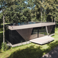 Maison de conteneur préfabriquée en forme de sous-marin multifonctionnel personnalisable à bas prix pour une utilisation en villa Maisons préfabriquées à capsule spatiale