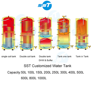 Caldeira Água Calor Bomba Tampão com tanque Hotel Villa Geyser tanque 300l 500l 200l 150l Watr Calor Elétrico Bomba tanque - Product Image 3