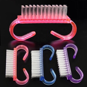 Nail SunShine Manicure Pedicure Nail Art Care Cleaning Tools Plastic Handle Small Nail Dust Brush