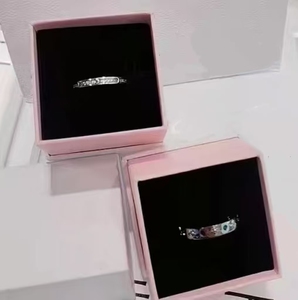 Pan-j Outlet HS <span class=keywords><strong>Bague</strong></span> pour femme haut de gamme, motif feuille tombante <span class=keywords><strong>rose</strong></span> mignon, avec zircon et fil argenté, perle DIY, pour fête, vente en gros fabricant - Product Image 6