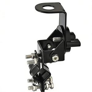 Support de fixation pour véhicule, support d'antenne mobile en acier inoxydable noir pour antenne de communication - Product Image 1