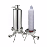 Fabricante de filtros de agua al por mayor chino 0,45 cartucho de filtro plisado Micro Absolute PP cartucho de repuesto de filtro de agua