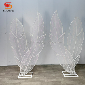 Soporte de Fondo para Bodas SMOOTH, Marco de Metal con Luces LED, Fondo Blanco para Fotografía al Aire Libre, Accesorios de Lujo para Fiestas de Boda - Product Image 5
