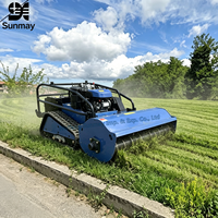 Mesin Pemotong Rumput Mini 22HP Industri dengan Remote Control dan Lebar Pemotongan