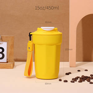 Mug à café isotherme en acier inoxydable 316, isolation thermique, 15 oz, thermos <span class=keywords><strong>lourd</strong></span>, mug de voyage isotherme pour la maison et <span class=keywords><strong>le</strong></span> bureau - Product Image 3