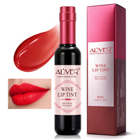 Teinte à lèvres en forme de bouteille de vin ALIVER transfrontalière, nourrissante, hydratante, illumine le teint, longue tenue, résiste aux plis