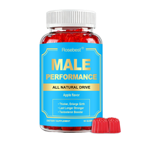 Rosebest OEM Private Label Gummies pour l'agrandissement masculin et la performance, complément alimentaire pour la vitalité quotidienne avec vitamines B6 et B12