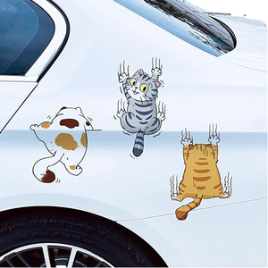 Calcomanías Decorativas para Autos con Diseños de Dibujos Animados, Impresión UV Personalizada, PVC Ecológico, Resistentes al Agua - Product Image 3