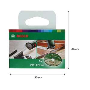 BOSCH - 1600A01S5Y ''Expert for Inox'' Disco de corte recto 50mm (3 uds.) -DISCOS DE CORTE ABRASIVOS EAN 4059952507125 - Product Image 2