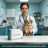 Prueba de Parásitos Sanguíneos Caninos Todo en Uno CHW/EHR/BAB/ANA/LYME Anaplasma/Ehrlichia Resultados Rápidos para Clínicas Veterinarias