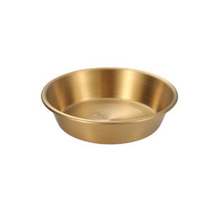 Plateau à sauce <span class=keywords><strong>délicieux</strong></span> en acier inoxydable japonais et coréen SS304, accessoires de cuisine, assiettes à assaisonnement pour barbecue, assiettes à apéritif, gobelet à assaisonnement, <span class=keywords><strong>plat</strong></span> à sauce rond - Product Image 3