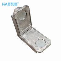 Accesorios Modernos para Puertas y Ventanas de Aluminio con Instalación por Tornillos, Conector de Esquina de Perfil Fundido a Presión de 90 Grados