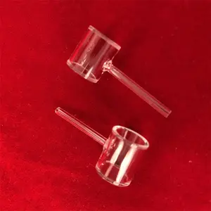 Circular vapor cell instrument Short Pathlength with Fill Tube cylinder glass Cuvettes