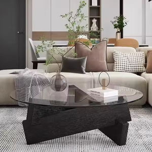 Table basse ronde de luxe personnalisée pour la maison, simple canapé, table d'appoint, table de salon, mobilier pour <span class=keywords><strong>petit</strong></span> appartement - Product Image 2