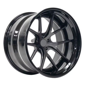 Rines de Aleación de Aluminio 6061-t6 Forjados de 2 Piezas Gold Center de 18, 19 y 20 Pulgadas Personalizados para <span class=keywords><strong>chevelle</strong></span> <span class=keywords><strong>Ss</strong></span>, Porsche 997, bmw M3 G80 - Product Image 3