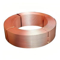 Tuyau en cuivre en spirale en alliage standard national TP2 pour climatisation et réfrigération, 99,9 % Cu, 1/2 1/4 1/6, soudage et pliage