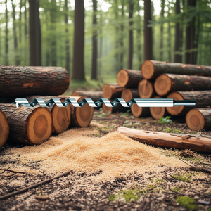 Broca para madera Auger de 12 mm de diámetro y 300 mm de longitud para perforar troncos - Product Image 3